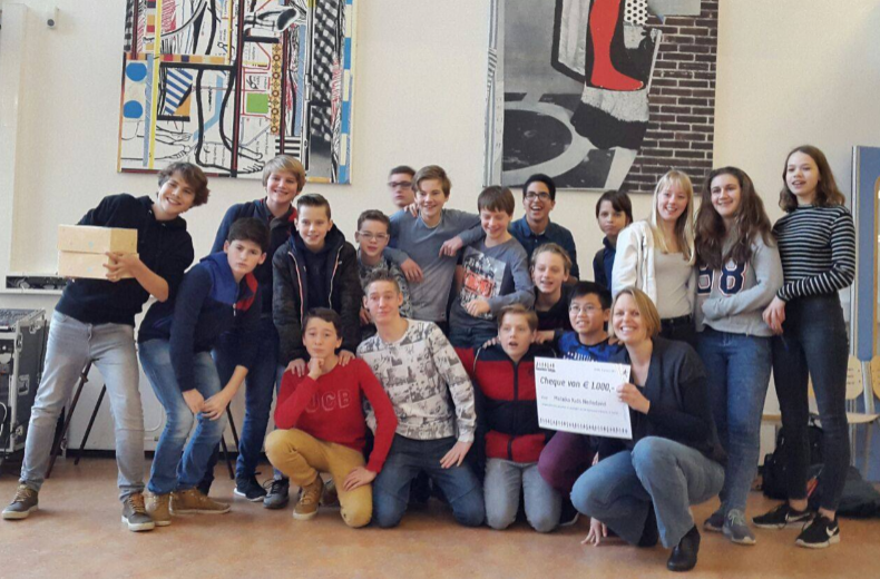 Gymnasium Celeanum in Zwolle geld ingezameld voor Malaika Kids