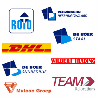 Logos van alle bedrijven