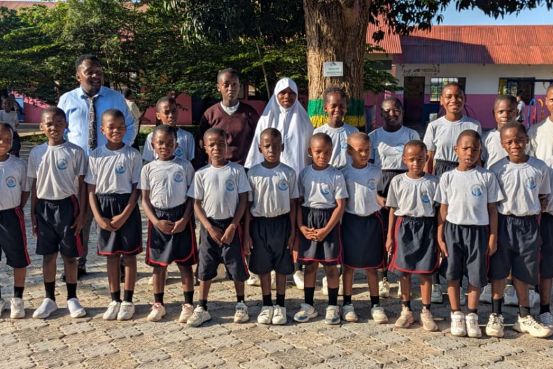 Children at Ujenzi Primary School